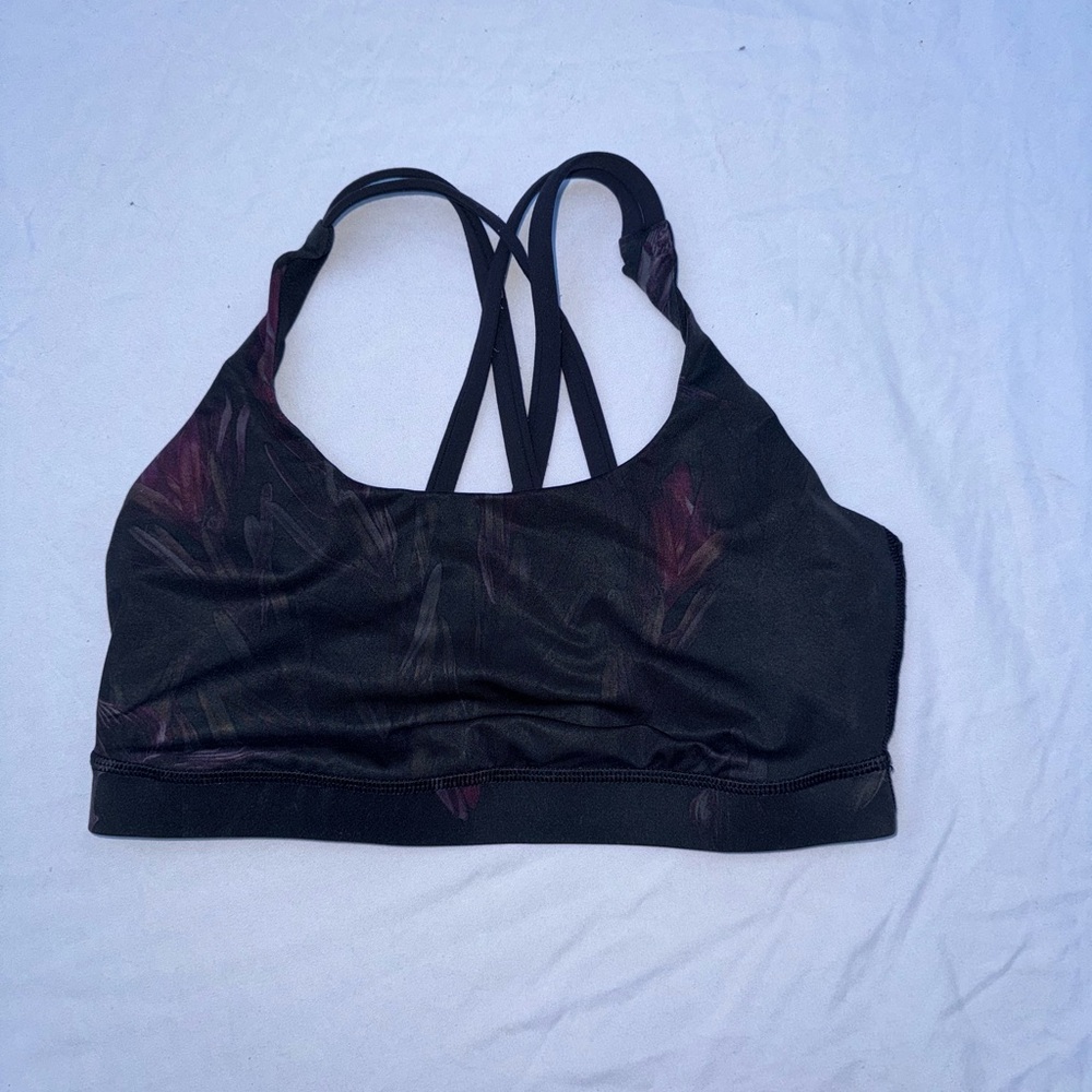 Lululemon Black Strappy Sports Bralette - Women's Intimates